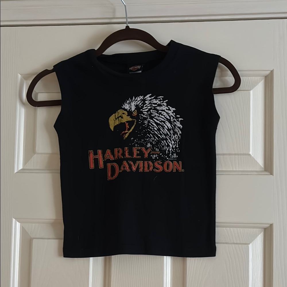 Harley-Davidson Kids Black Sleeveless Top